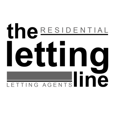 Logo for The Letting Line: Bold, black text, on a white background.