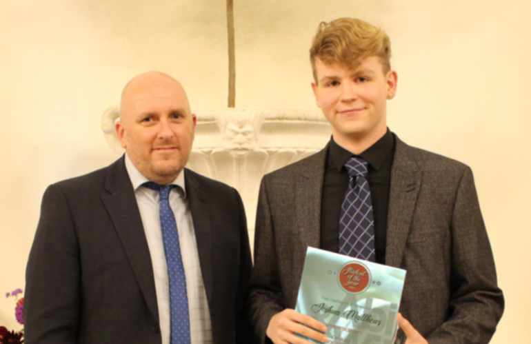 Josh Matthews: Apprenticeship’s Overall Achievement Award