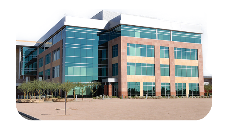 A modern office building. The kind of building that may be reported on within our Business Transfer Sales software.
