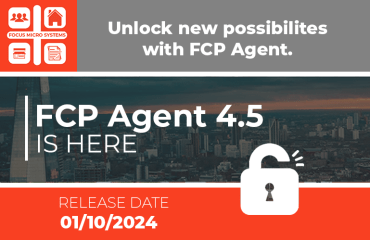 An image with the title "FCP Agent 4.5 is here". This title is over a picture of the London skyline at night with the release date of 01/10/2024 underneath.